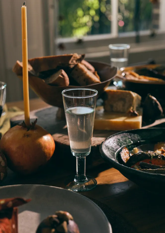 Glass-TOAST Recycled Bolivian Champagne Glasses Set Clear