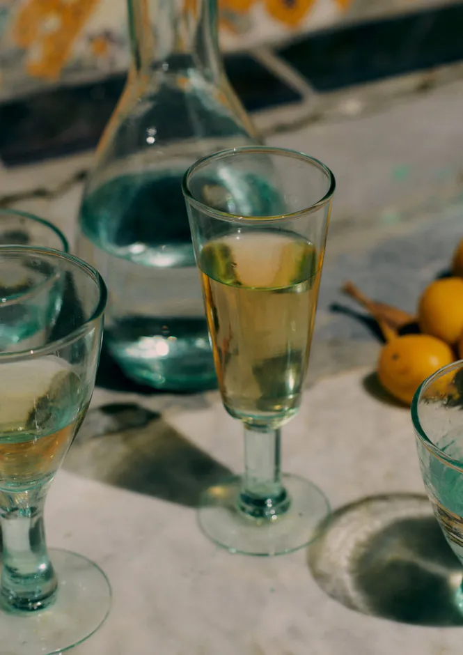 Glass-TOAST Recycled Bolivian Champagne Glasses Set Clear