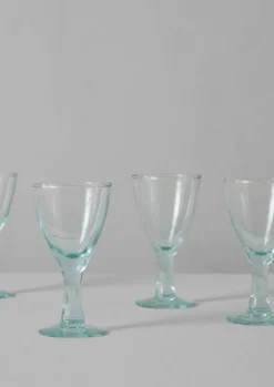 Glass|Tableware-TOAST Recycled Bolivian Wine Glasses Set Clear
