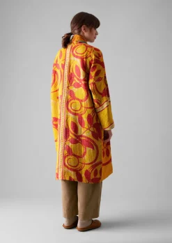 Gowns|Nightwear-TOAST Repurposed Kantha Coat Yellows