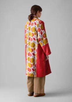 Gowns|Nightwear-TOAST Repurposed Kantha Coat Reds