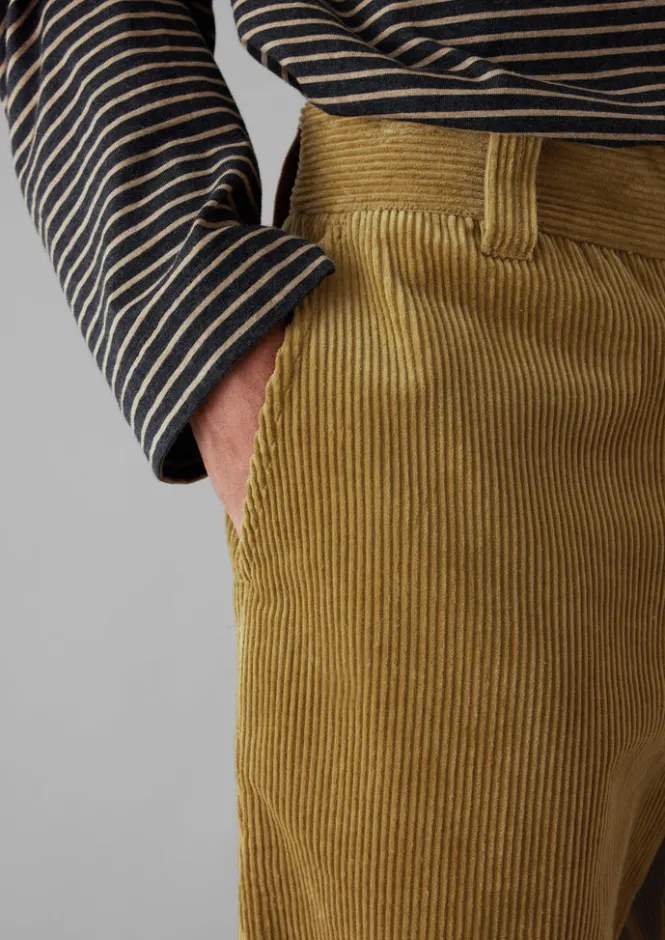 Cord|Trousers-TOAST Rory Organic Cord Trousers GoldenSand