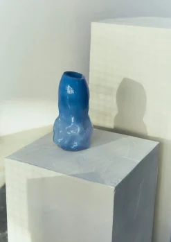 Glass|Decorative Pieces-TOAST Rosie Stonham Large Membrane Vase SoftBlue