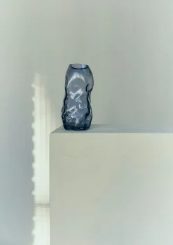 Glass|Decorative Pieces-TOAST Rosie Stonham Medium Membrane Vase ClearBlue