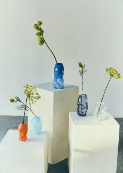 Glass|Decorative Pieces-TOAST Rosie Stonham Small Membrane Vase Orange