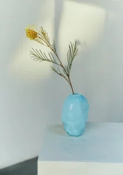 Glass|Decorative Pieces-TOAST Rosie Stonham Small Membrane Vase PaleBlue