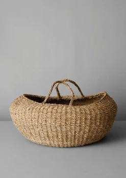 Baskets-TOAST Round Hogla Storage Basket Natural