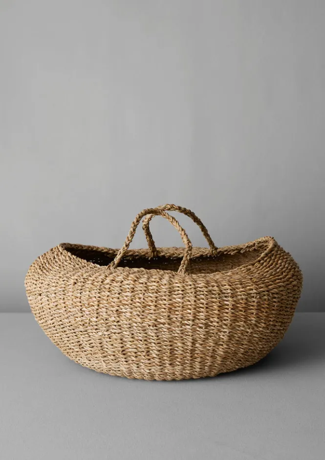 Baskets-TOAST Round Hogla Storage Basket Natural