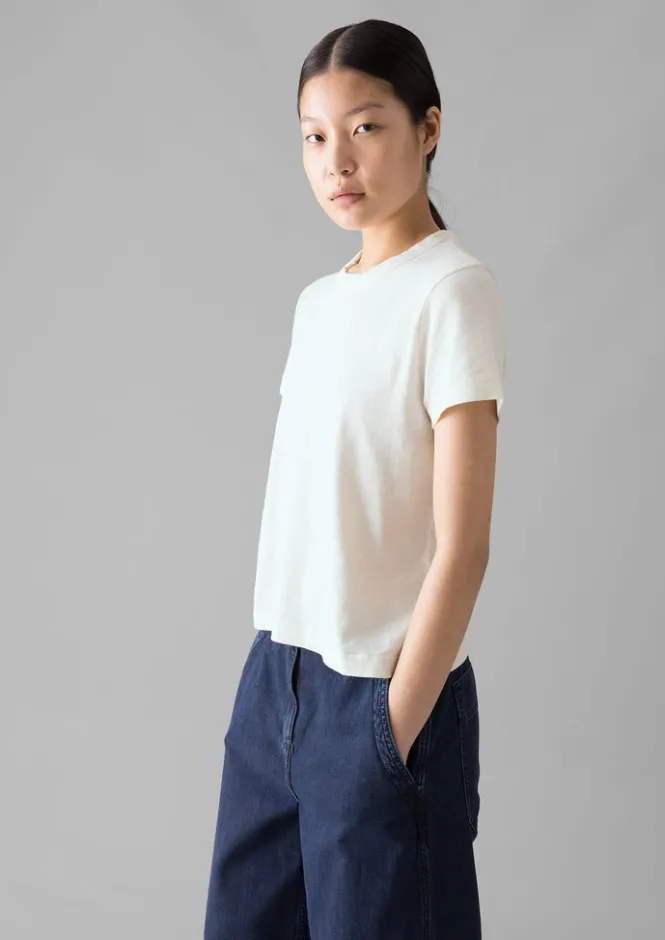 Jersey|Tops & Tees-TOAST Sadie Organic Cotton Boy Tee Chalk