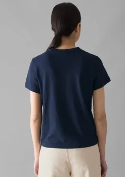 Jersey|Tops & Tees-TOAST Sadie Organic Cotton Boy Tee DarkIndigo