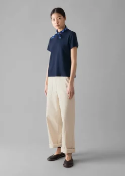 Jersey|Tops & Tees-TOAST Sadie Organic Cotton Boy Tee DarkIndigo