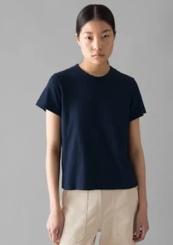 Jersey|Tops & Tees-TOAST Sadie Organic Cotton Boy Tee DarkIndigo