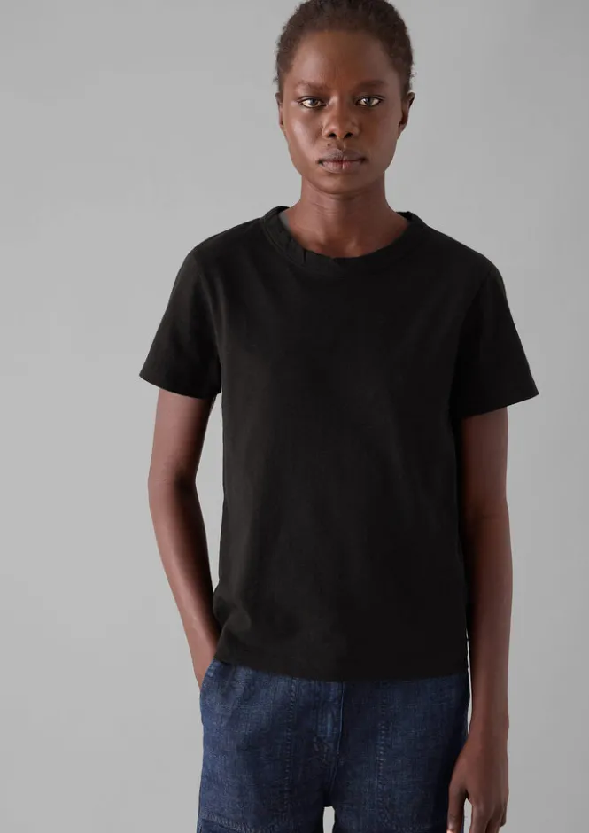 Jersey|Tops & Tees-TOAST Sadie Organic Cotton Boy Tee CarbonBlack