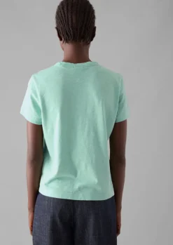 Jersey|Tops & Tees-TOAST Sadie Organic Cotton Boy Tee SummerHouseGreen