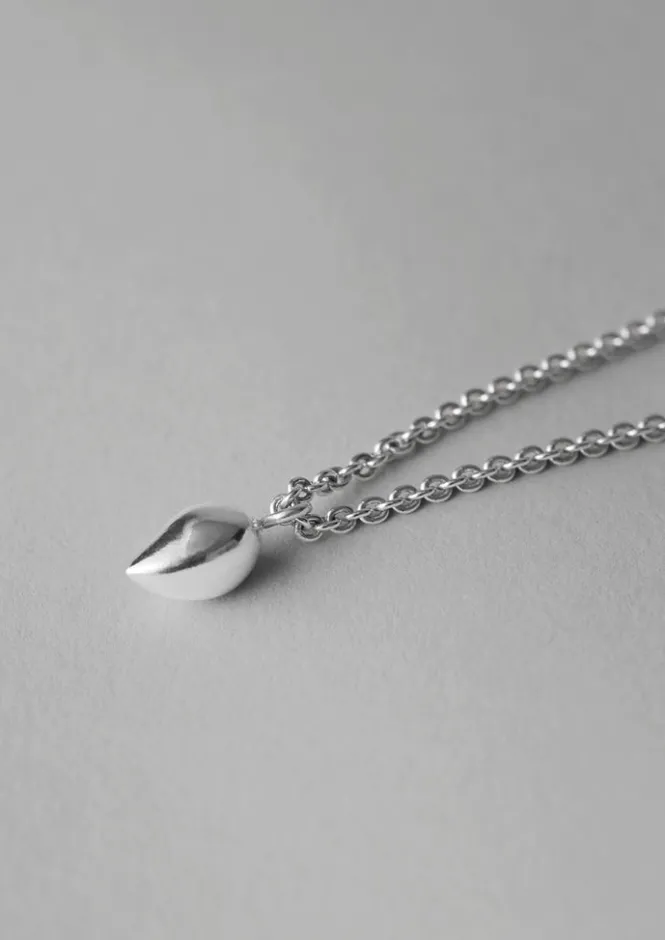Jewellery-TOAST Sally Lacock Pod Pendant Necklace Silver