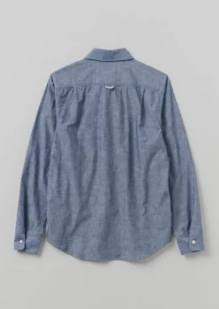 Shirts-TOAST Selvedge Cotton Chambray Shirt Indigo