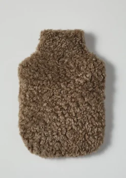 Textiles|Hot Water Bottle Covers-TOAST Sheepskin Hot Water Bottle Cover Taupe