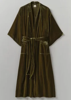 Velvet|Gowns-TOAST Silk Velvet Gown RichOlive
