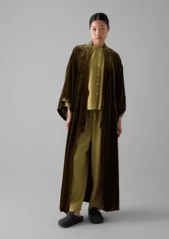 Velvet|Gowns-TOAST Silk Velvet Gown RichOlive