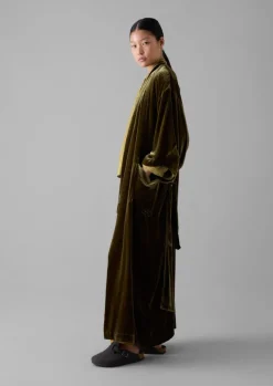 Velvet|Gowns-TOAST Silk Velvet Gown RichOlive