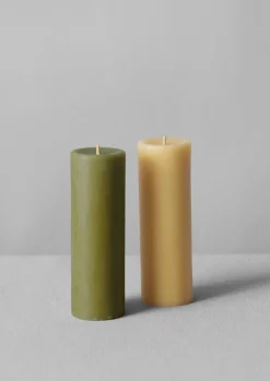 Candles & Holders-TOAST Skar Organics Beeswax Pillar Candle Natural