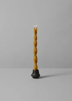 Candles & Holders-TOAST Skar Organics Beeswax Twist Dinner Candle Natural