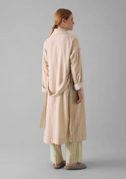 Gowns|Nightwear-TOAST Soft Double Faced Cotton Gown SoftHeather/Celery