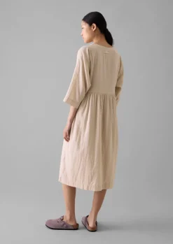 Nightwear-TOAST Soft Double Faced Cotton Nightdress SoftHeather/Celery