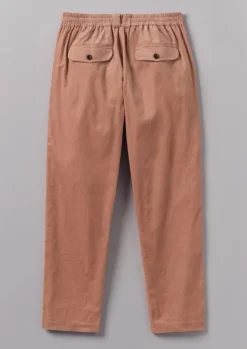 Cord|Trousers-TOAST Soft Organic Cord Drawstring Trousers RoseQuartz