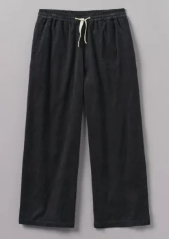 Cord|Loungewear-TOAST Soft Organic Cord Lounge Trousers Charcoal