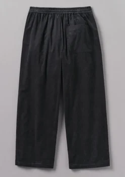 Cord|Loungewear-TOAST Soft Organic Cord Lounge Trousers Charcoal