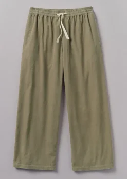 Cord|Loungewear-TOAST Soft Organic Cord Lounge Trousers GreenStone