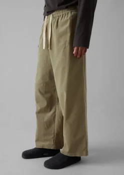 Cord|Loungewear-TOAST Soft Organic Cord Lounge Trousers GreenStone