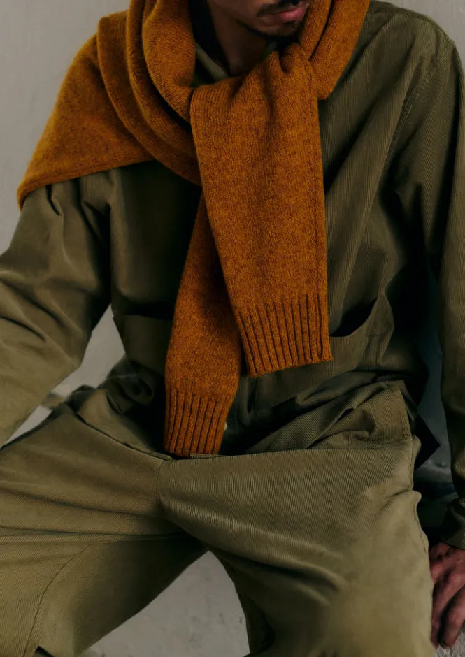 Cord|Loungewear-TOAST Soft Organic Cord Relaxed Shirt GreenStone