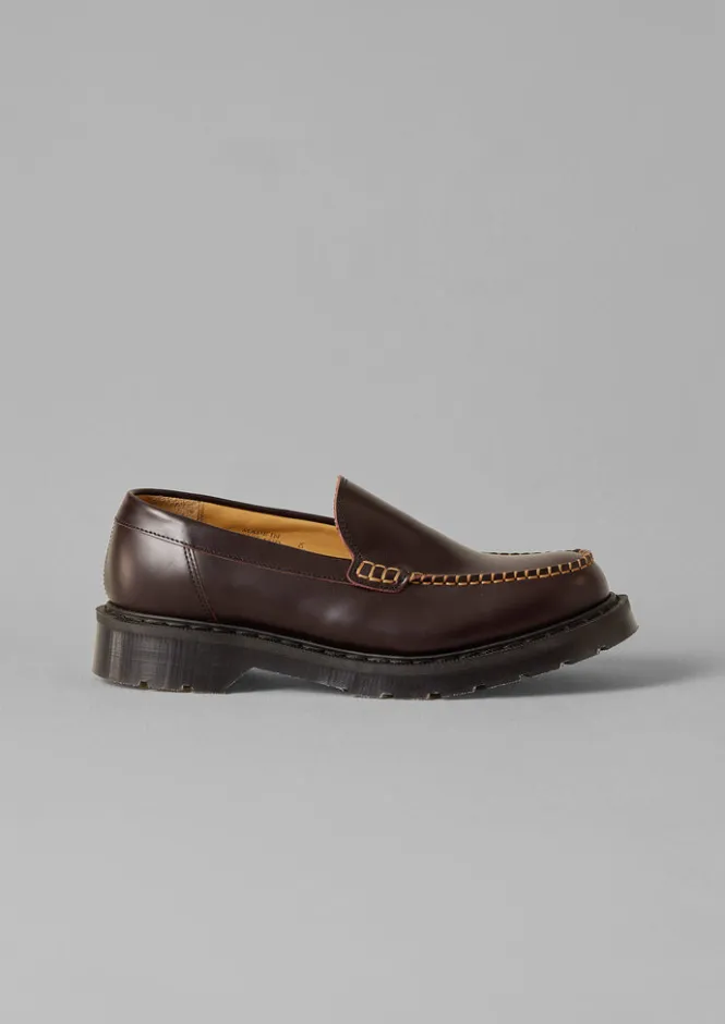 Shoes-TOAST Solovair Leather Loafers Cordovan