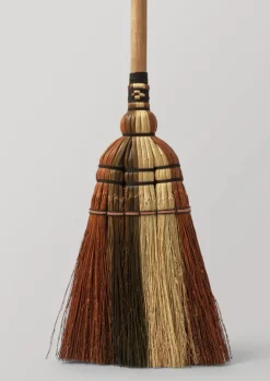 Outdoor|Kitchen-TOAST Sorghum Stripe Broom Toffee