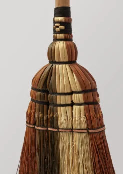Outdoor|Kitchen-TOAST Sorghum Stripe Broom Toffee