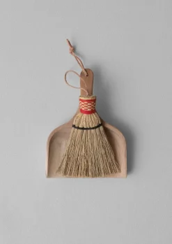 Kitchen-TOAST Sorghum Table Dustpan and Brush Natural