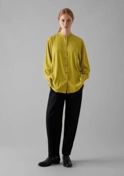 Shirts|Tops & Tees-TOAST Spun Silk Shirt GoldenOlive