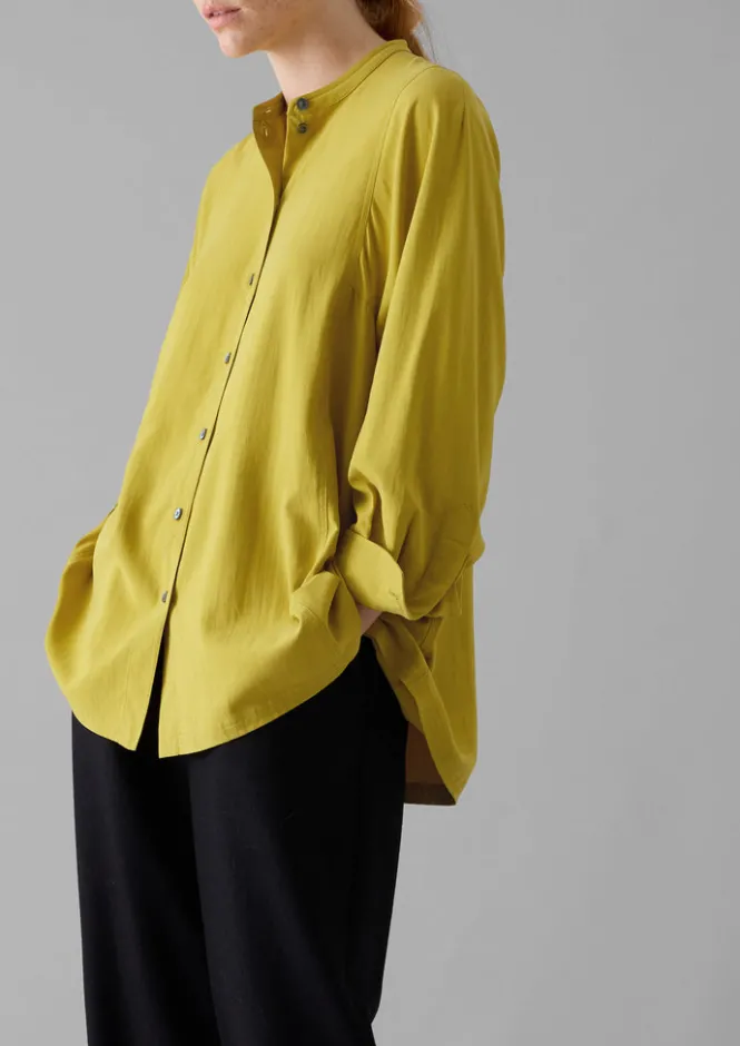 Shirts|Tops & Tees-TOAST Spun Silk Shirt GoldenOlive