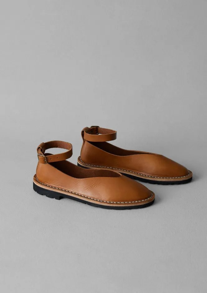 Sandals-TOAST Steve Mono Artisanal Pumps Tan