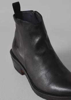 Boots-TOAST Sturlini Leather Ankle Boots Black