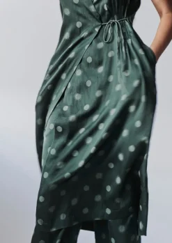 Dresses-TOAST Sun and Moon Jacquard Dress Oil