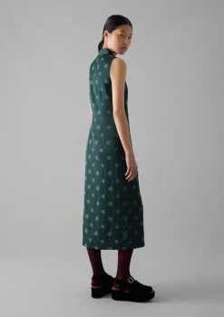 Dresses-TOAST Sun and Moon Jacquard Dress Oil