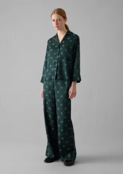 Shirts|Tops & Tees-TOAST Sun and Moon Jacquard Shirt Oil
