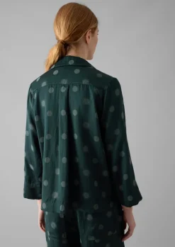 Shirts|Tops & Tees-TOAST Sun and Moon Jacquard Shirt Oil