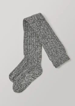 Socks & Tights-TOAST Swedish Stockings Over Knee Socks GreyMarl