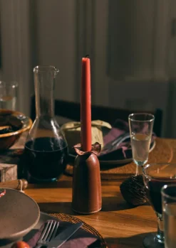 Decorative Pieces|Ceramics-TOAST SZ Ceramics Frill Neck Vase Chestnut