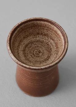 Decorative Pieces|Ceramics-TOAST SZ Ceramics Pillar Candle Holder Chestnut