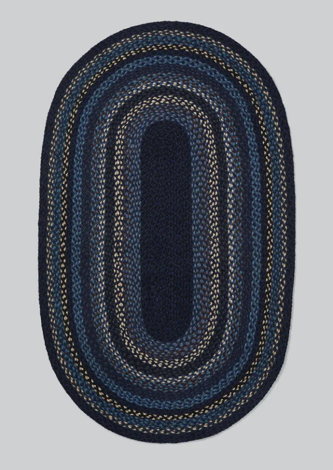 Textiles|Rugs-TOAST The Braided Rug Company Organic Jute Rug Ink